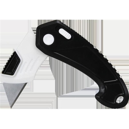WARNER Warner 11187 Folding & Locking Plastic Utility Knife with 6 Blades 48661111871